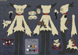 Mimi Mimikyu - Ref Sheet by LlyanaTherasll