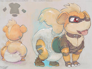 Growlithe - PunkerPooch by OverFlo207