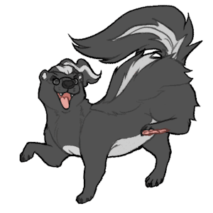 Alpha's mustelid dance! [animated] by AlphaInk