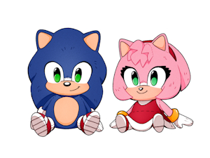 Chibi Sonamy by blueartsillustration