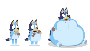 Future Bluey Weight Gain Sequence by Randousernam12