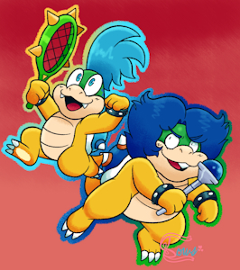 Blue Koopa Bros for Mario Day by Bowsaremyfriends