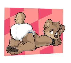 Cheeky Diaperboy by Carey