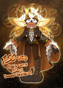 $150 Steampunk Vampire Hedgie Adopt by KandaArts