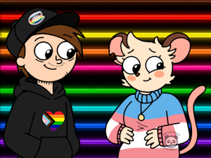 Mr.S meets a transgender mice by BigPandaSebArts2024