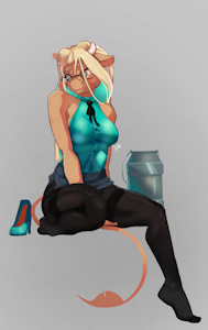 Betty pantyhose practice by DraftHoof