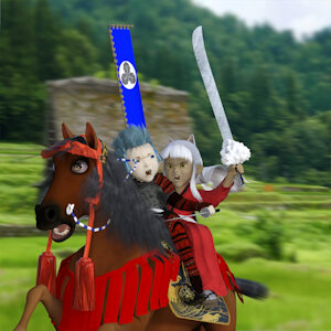 Riding into Battle by Clemens