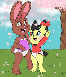 Spring Cherry Blossoms -By NazzNikoNanuke- by DanielMania123