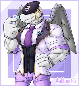 Azrael Dressed Up by Owlietomes