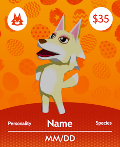 YCH Animal Crossing Card by PolyGator