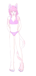 Kitten, ready for the pool! by Requiem