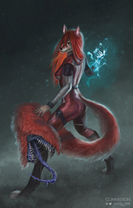 I'm A Nightmare For You - By Azulg Arts by Darkflamewolf