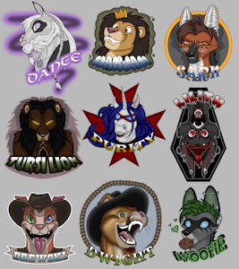 TFF2025 Badges GROUP by WoofieBrisbane
