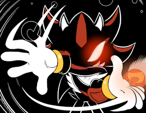Tch. Chaos Control!  (Redraw) by Shadowwalk