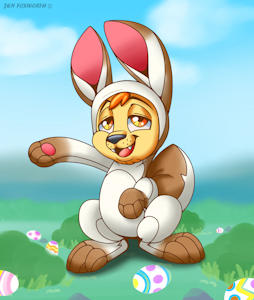 Easter Lion by jenfoxworth