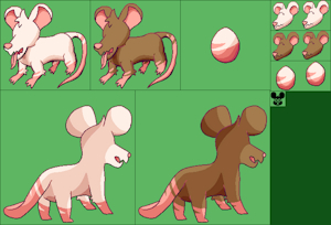 Corrupted Ian Simmaus Spritesheet! by CrossoverNexus