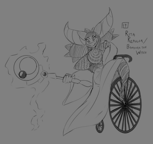 Fanart Fun - Rita Repulsa by GrayscaleRain