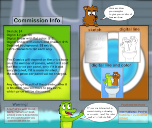 Commission information 2025 by BearsFlush