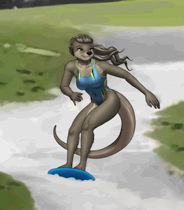 Torrent Surfing by MykeGreywolf