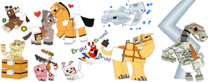 Minecraft Pets by yoshiwoshipower99
