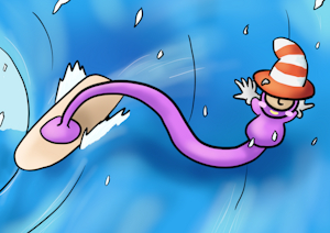 Vivian Surfing by BroodSpider