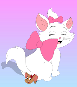 Marie sitting on Olivia by R4yTheMouse