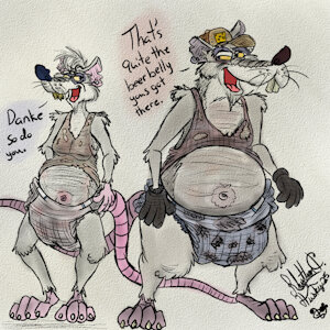 Old Scruffy Diapered Junkyard Rats [Ft. BastiRatte] by RhythmCHusky94