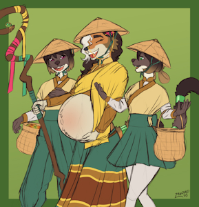 Temple Trio by Zendrid