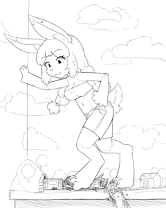 Chrome's train crunching by AlloyRabbit