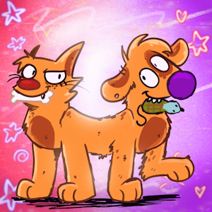 Catdog blarg by CatLovingLoser