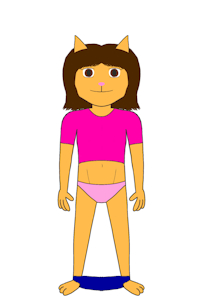 Molly with her shorts down by NatGallery