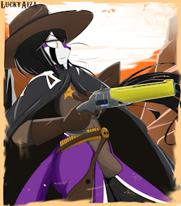 DRAW!! (Art by LuckyAiza) by TsunderePanda