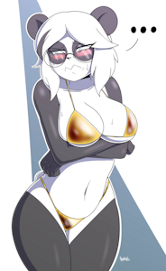 Gold bikini Xiu by QuiteSplendid