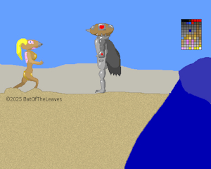 Mole Lady Golden Bikini Week Artwork Without Text And With Palette by BatOfTheLeaves