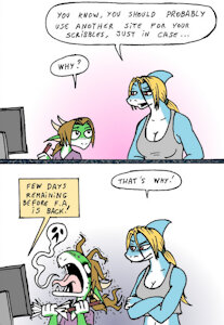 Little green (also stupid) thing by Chibibass