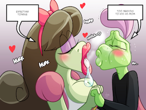 She's expecting tongue by JAMEArts