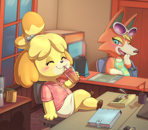 Commission - Isabelle and Audie by LKIWS