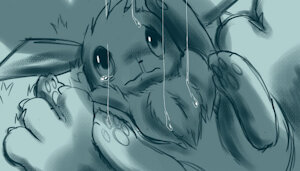 Caught Evee WIP by PreyedUpon