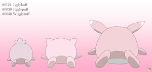 Igglybuff Family Buttdex Entry by pichu90