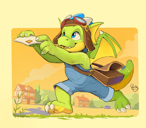 Got a Mail by pandapaco