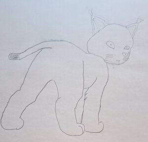 I accidentally drew an SCP...  or war scarred Lynx? by GeneralGreenstar