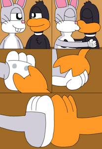 Baffy Footsies (Drawn Version) by KirbyHamtaroGirl
