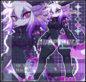 [ADOPTABLE] / Kobold Biotech Cyberpunk Re-Offer by Sheecktor