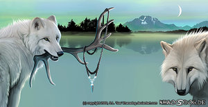 Healing Wolf Jewelry - by Khaos Dog  by WolfofSamhain