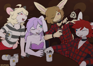 Drinking Party by LlyanaTherasll