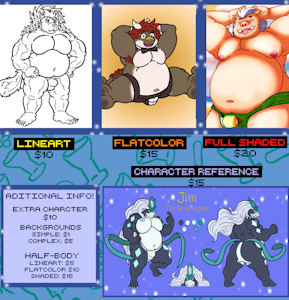 [Commission Price List] by MirrTheRedPanda