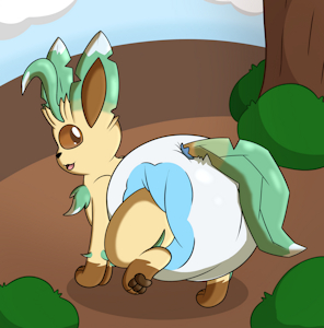 Strolling leafeon by Merrit