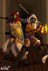 commission - Leo - walk through the shadow of the vally of Anor londo by Bear213