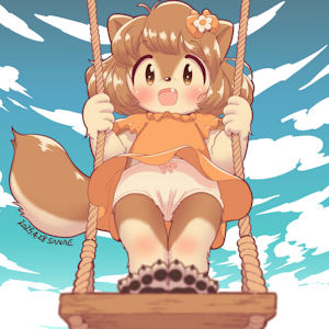 Commission: Swing and Panty by Sanae