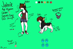 Jaimie Reference Sheet by DreamsYouReplaced
